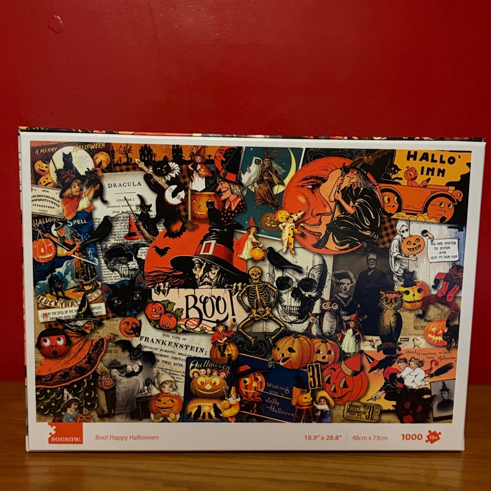 Seesaw Halloween Puzzle 1000 Pieces - Picture 2 of 3